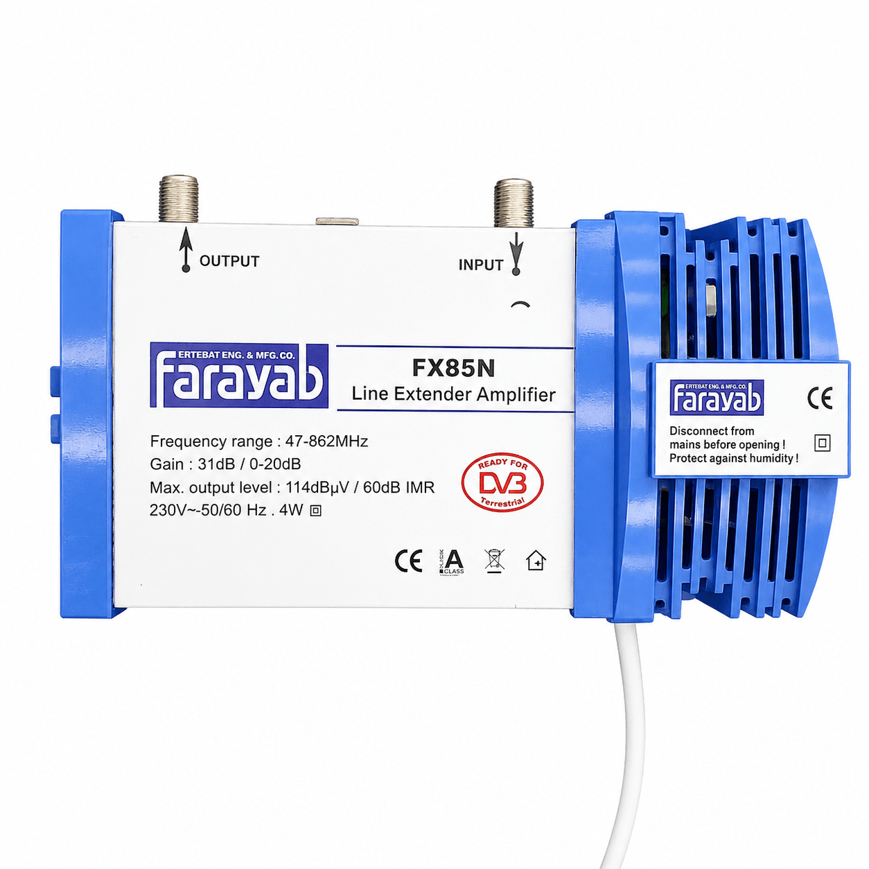 FX85N تقویت کننده خطی آنتن مرکزی 30dB فرایاب - تصویر 1