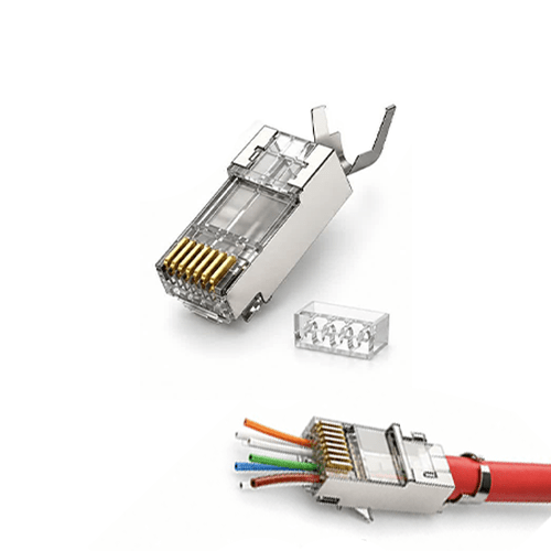 CAT6A SFTP pass-through network socket